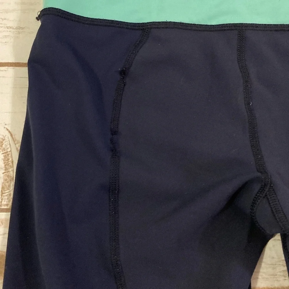 Lululemon Navy Blue Run Inspire Cropped Leggings 4